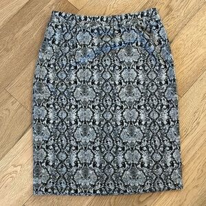 41 Hawthorn snake skin fitted skirt